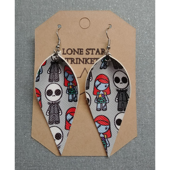 Jack and Sally Earrings #5 - Picture 2 of 2